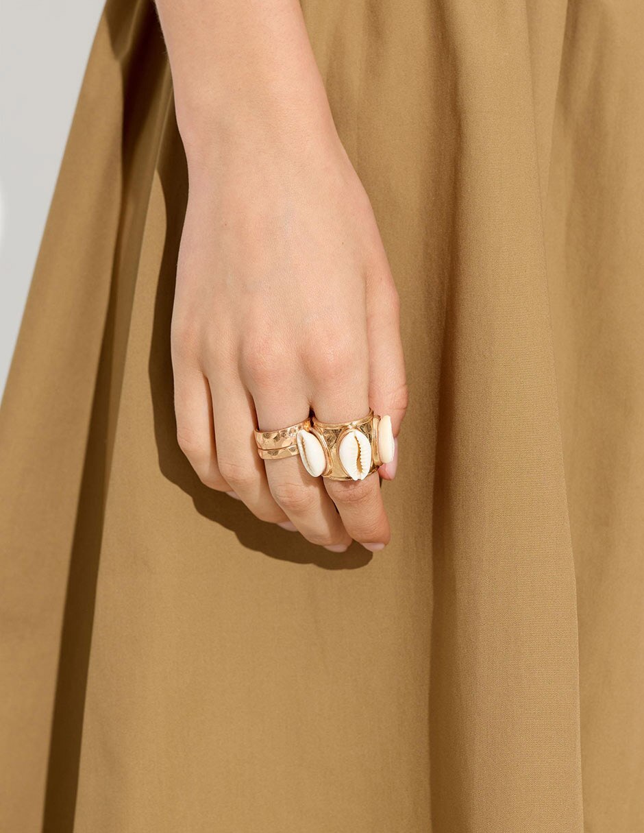 Anillo golden delicates de latón 4