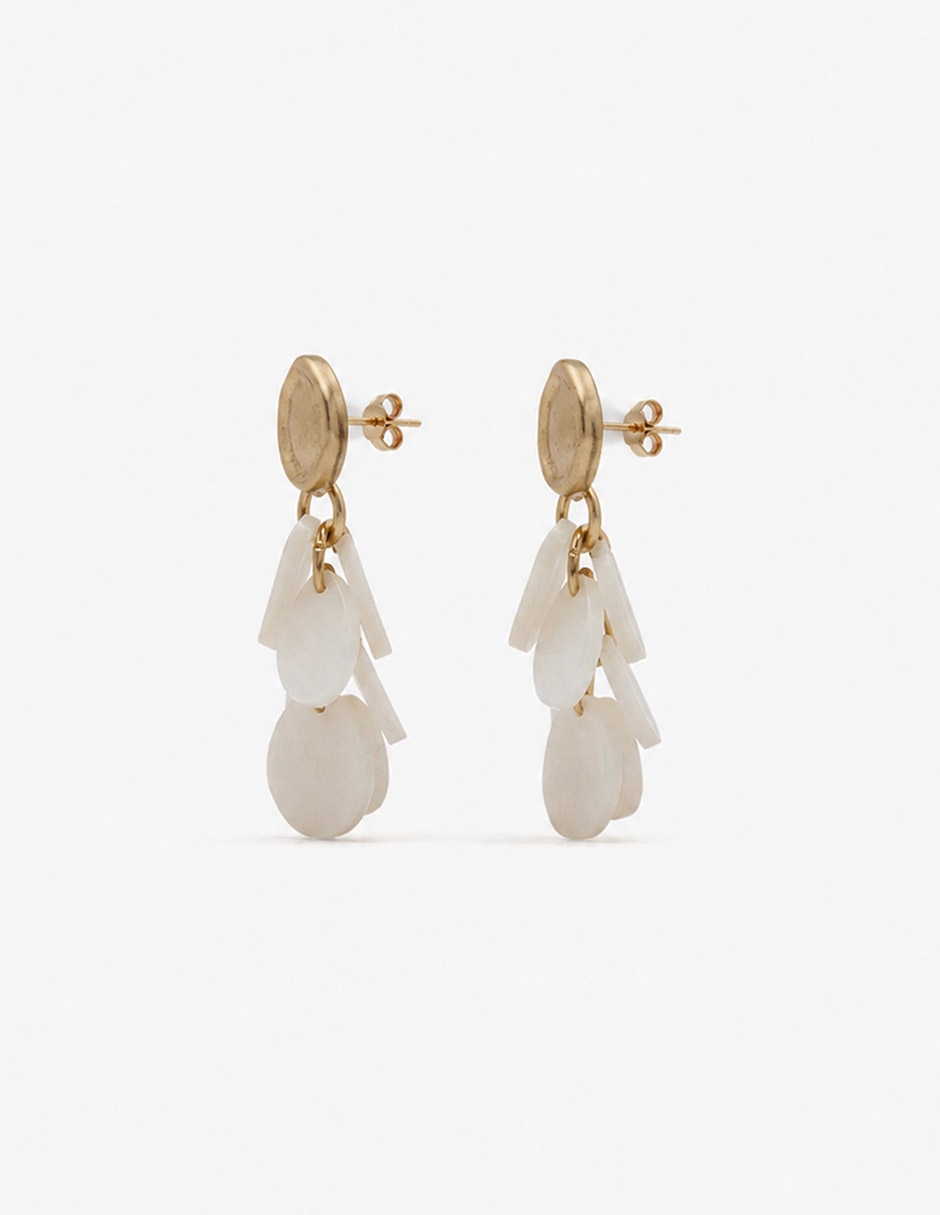 Aretes de hierro con acabado mate 3