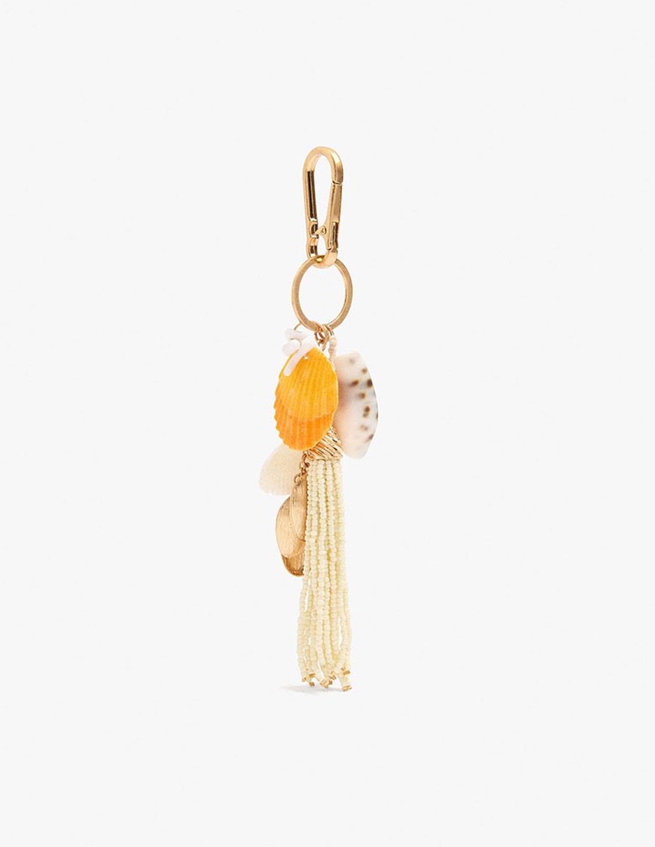 Llavero Charm con conchas para mujer Llavero Charm con conchas para mujer