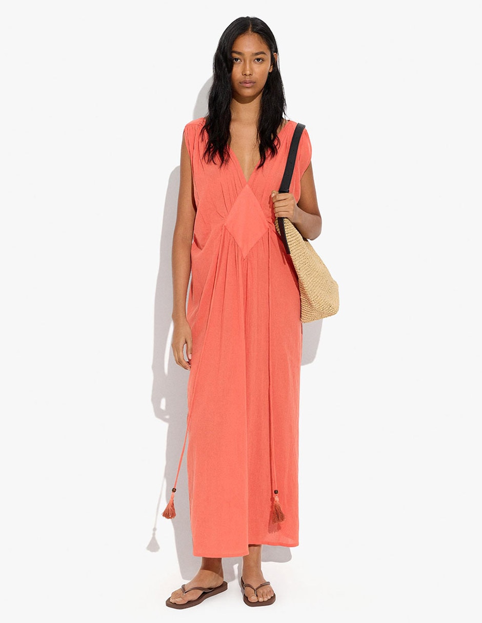 Vestido midi casual para mujer Vestido midi casual para mujer