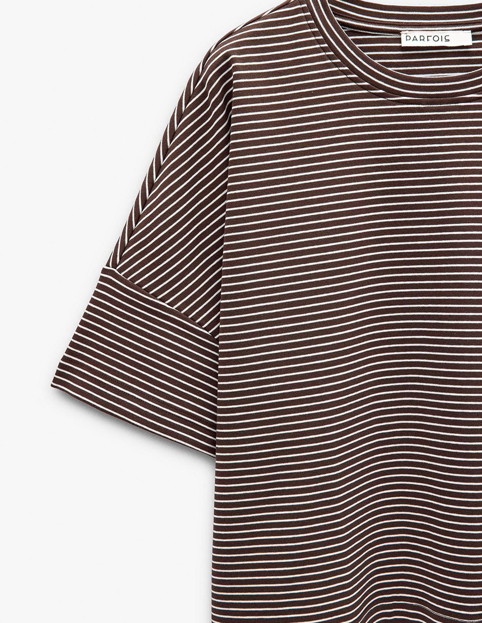 Playera manga corta cuello redondo para mujer 7