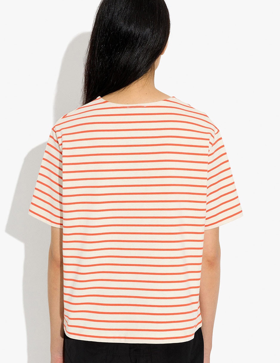 Playera manga corta cuello redondo para mujer 2