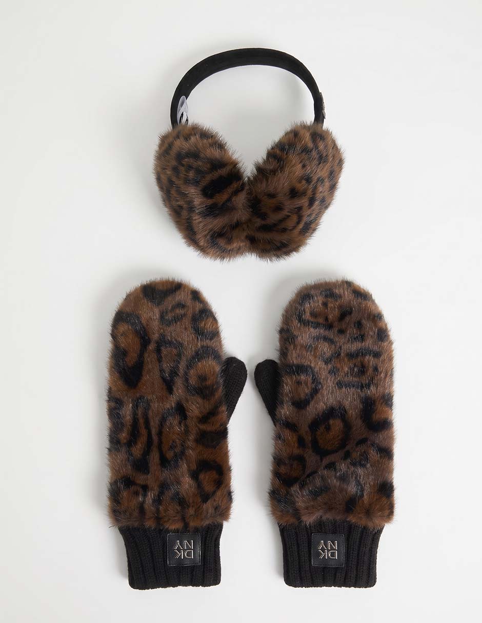 Set orejeras estampado animal print de mujer Set orejeras estampado animal print de mujer
