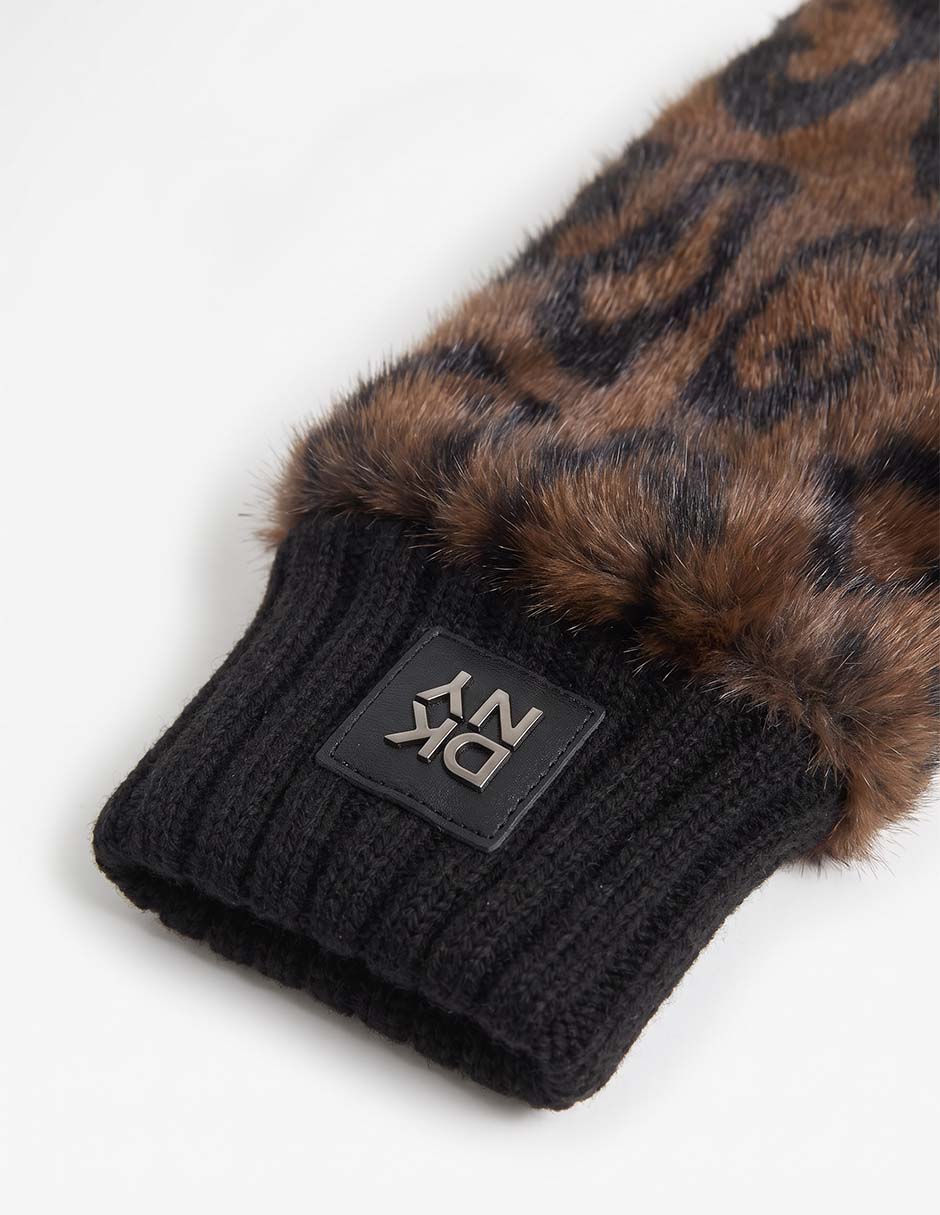 Set orejeras estampado animal print de mujer 3