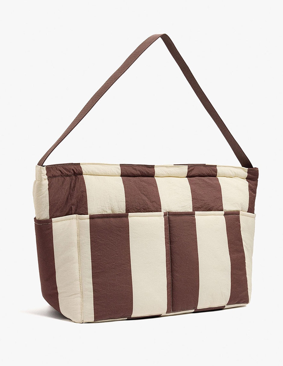 Bolsa carry all de nylon y poliéster para mujer 4