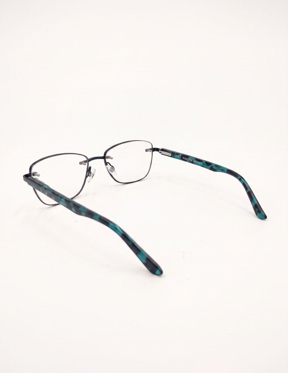 Lentes de lectura Foster Grant Readers cuadrados para mujer 4