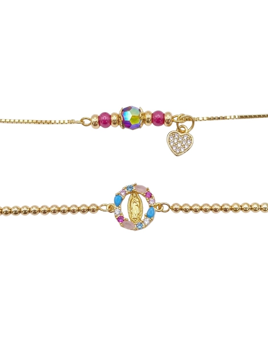 Set de pulsera de oro amarillo 18 k 4