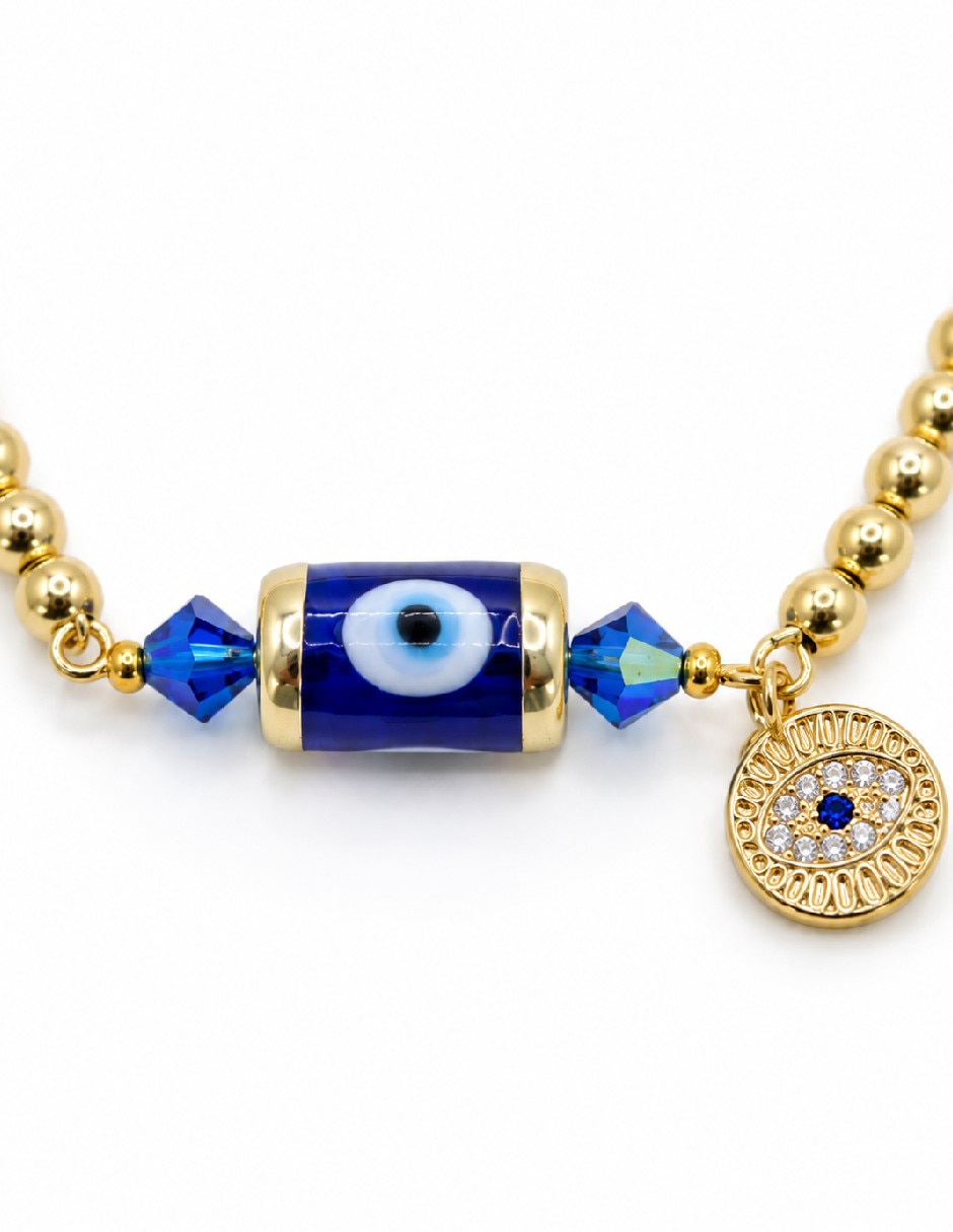 Set de pulsera de oro amarillo 18 k
