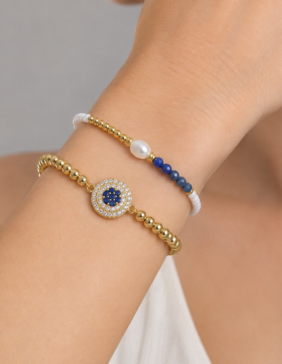Set de pulsera de oro amarillo 18 k 3