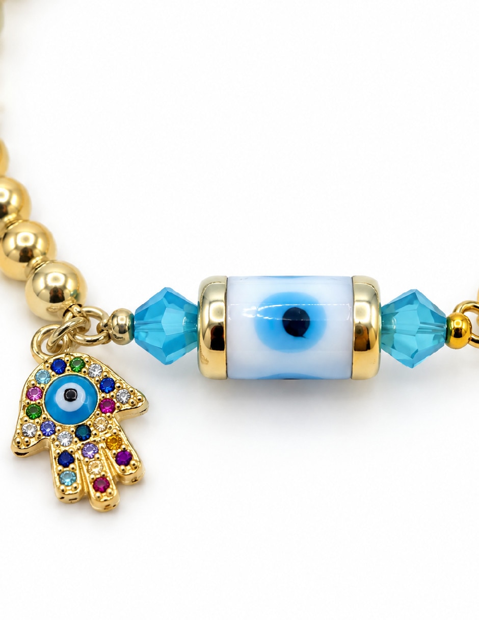 Set de pulsera de oro amarillo 18 k