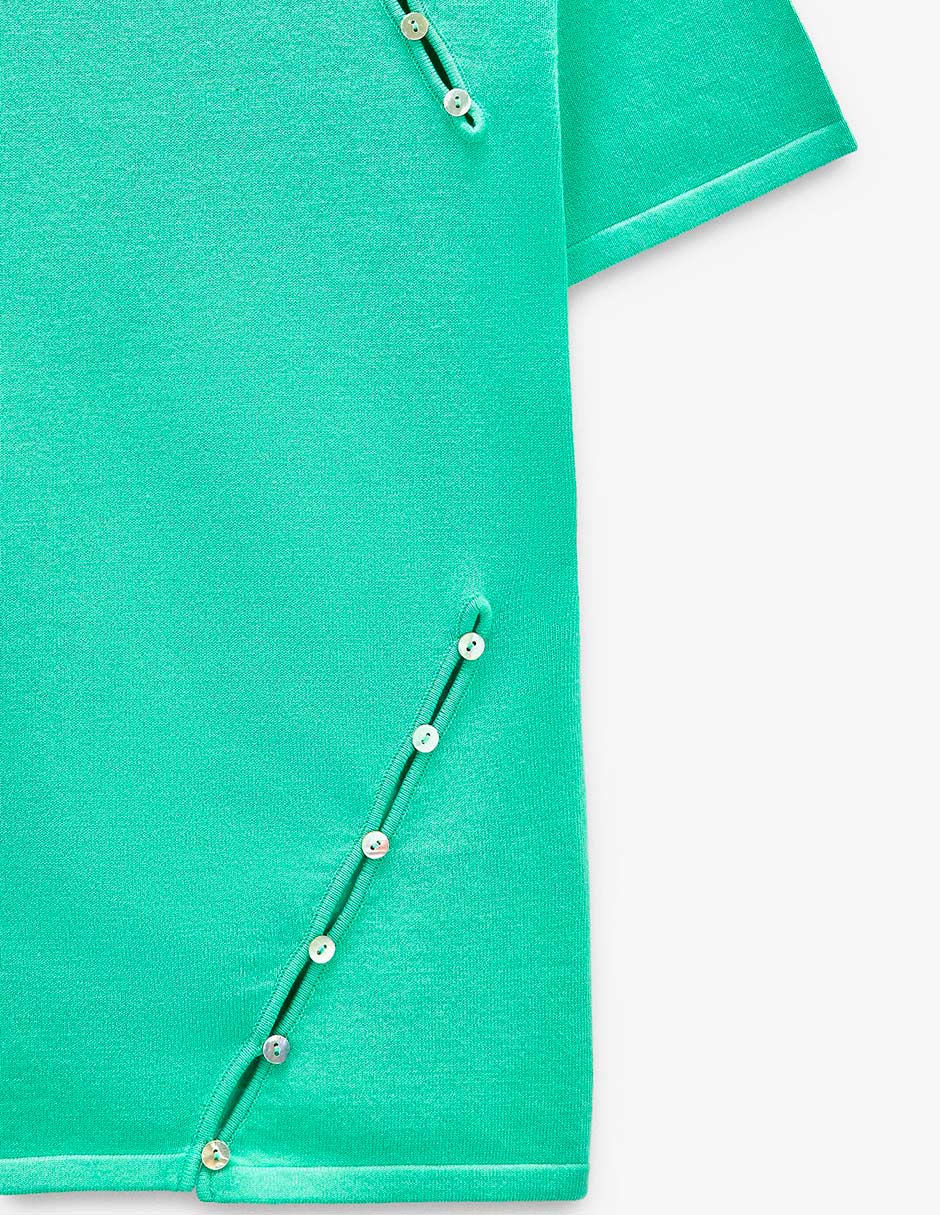 Suéter cuello redondo para mujer 6