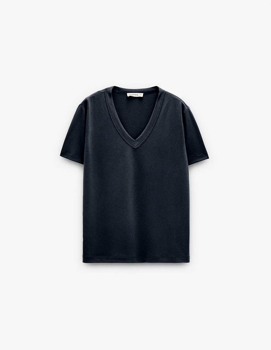 Playera cuello redondo para mujer 5