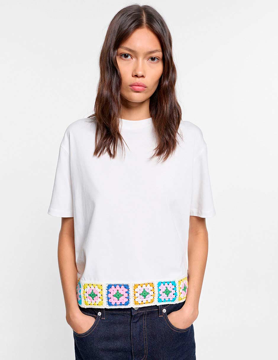 Playera cuello redondo para mujer Playera cuello redondo para mujer
