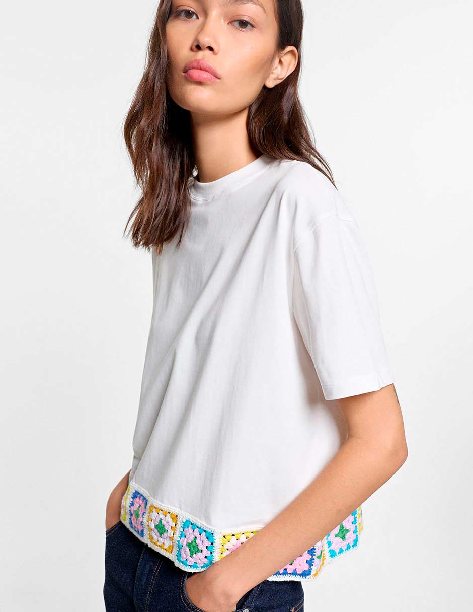 Playera cuello redondo para mujer 3