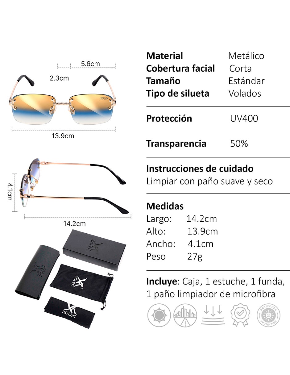 Lentes de sol xo171d para mujer