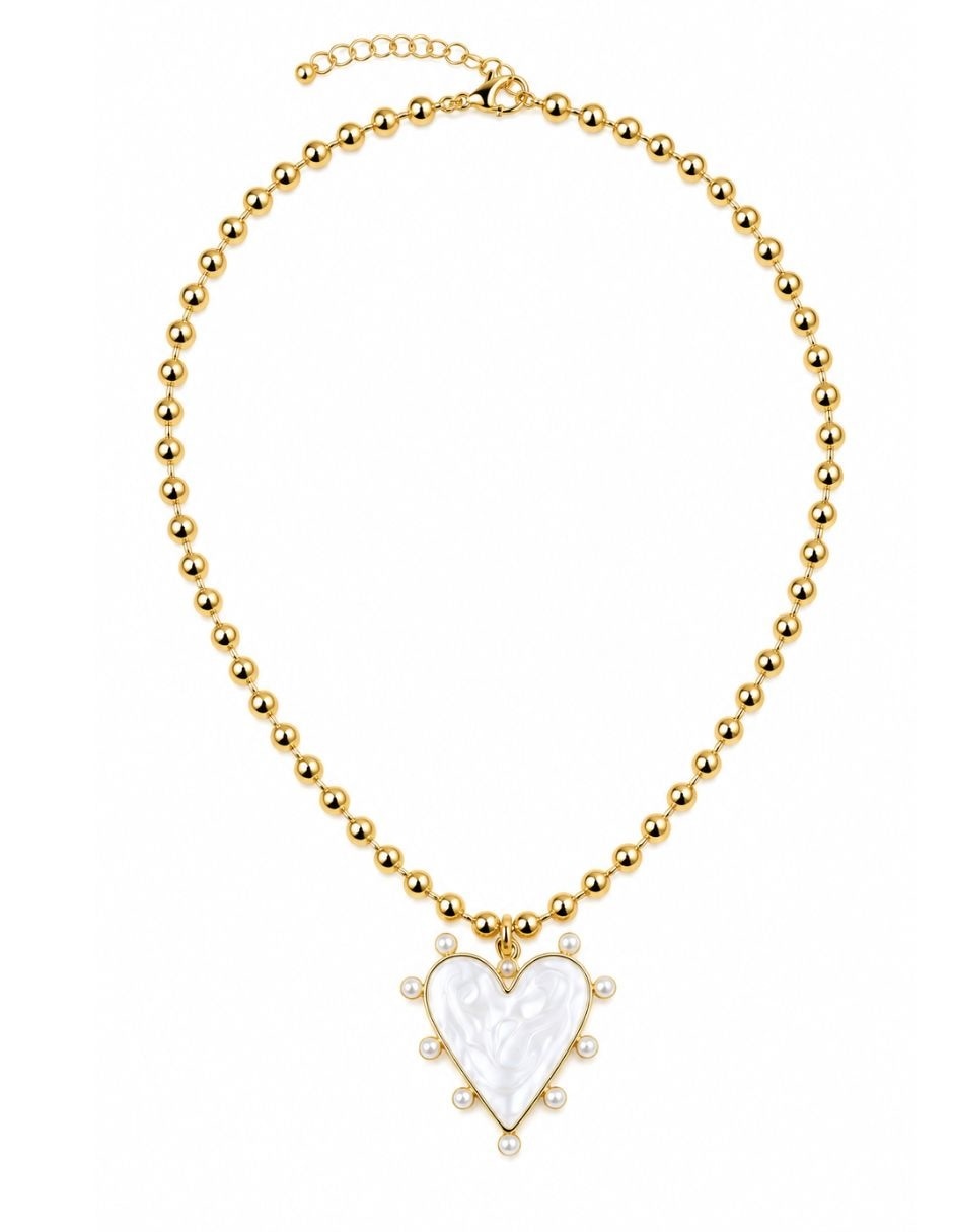 Collar coralia de acero inoxidable 2