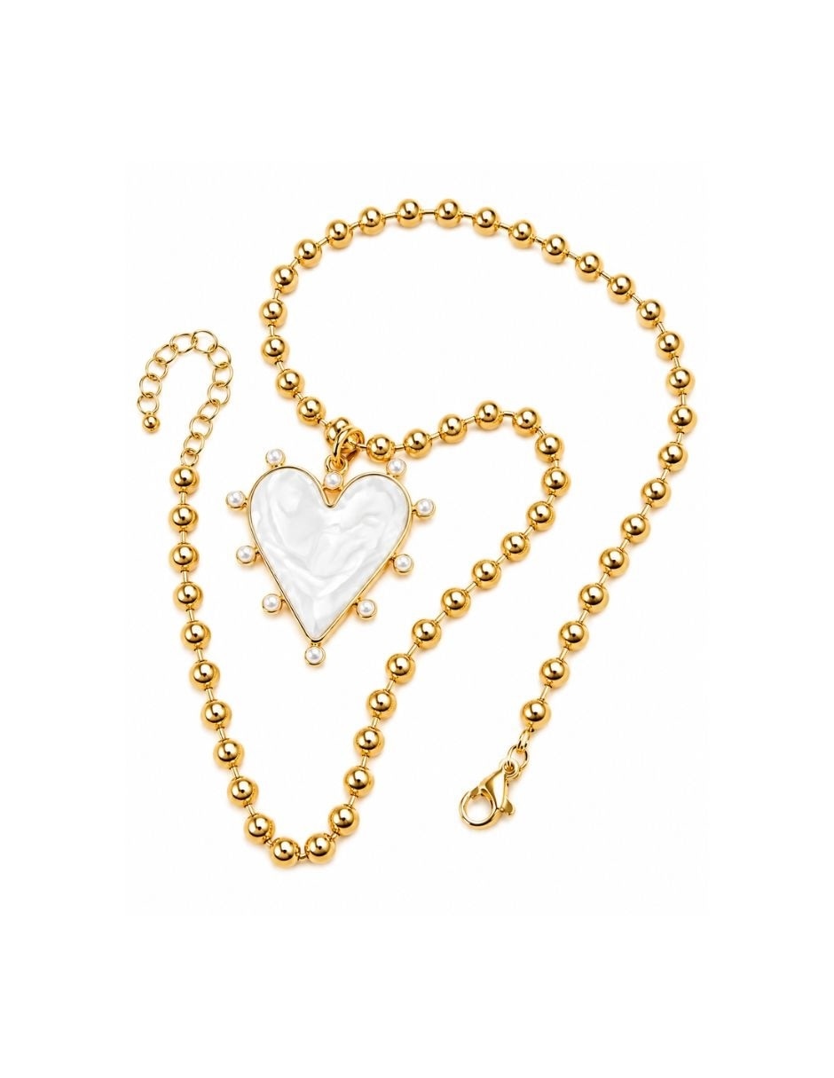 Collar coralia de acero inoxidable 3