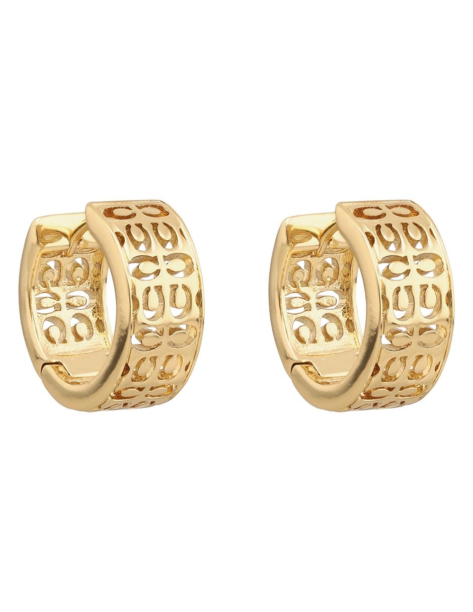 Aretes 2.1 quilted cut out logo con acabado brillante Aretes 2.1 quilted cut out logo con acabado brillante