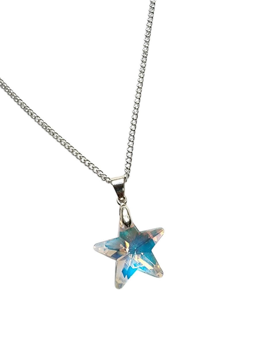 Collar con dije Estrella de (si aplica) ESTRELLA de Plata P 925 4