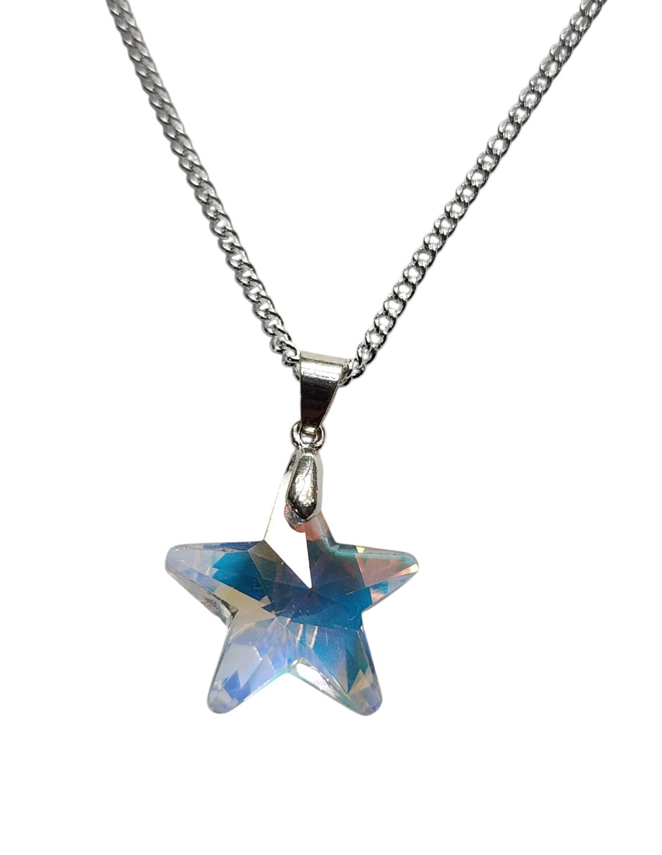 Collar con dije Estrella de (si aplica) ESTRELLA de Plata P 925 3
