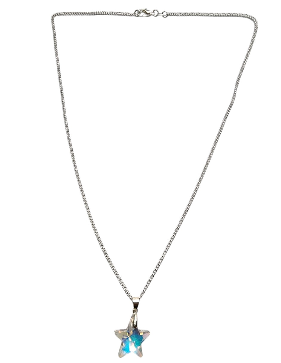 Collar con dije Estrella de (si aplica) ESTRELLA de Plata P 925 2