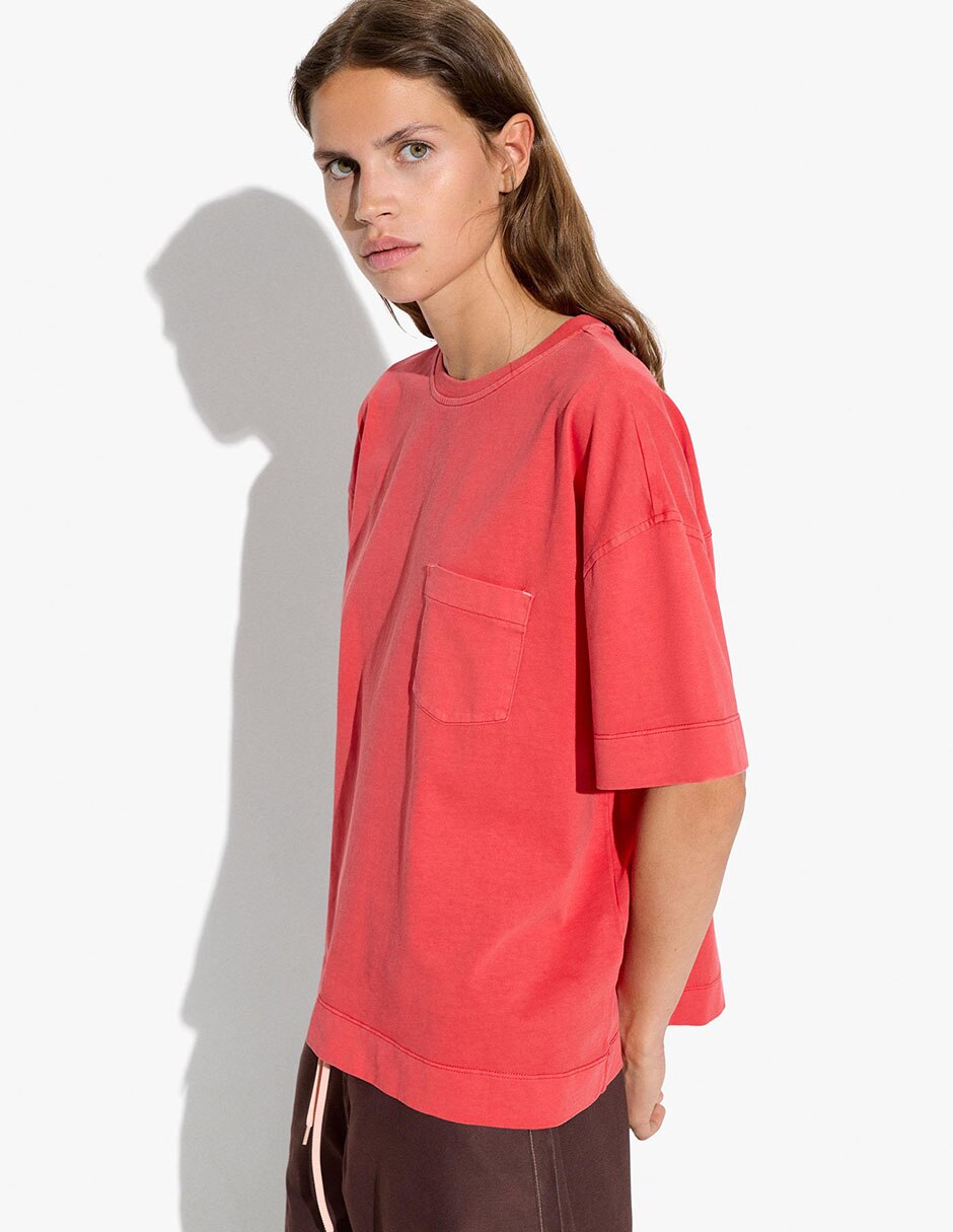 Playera cuello redondo para mujer 3