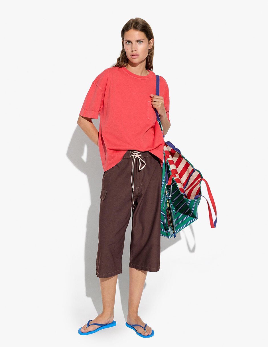 Playera cuello redondo para mujer 5