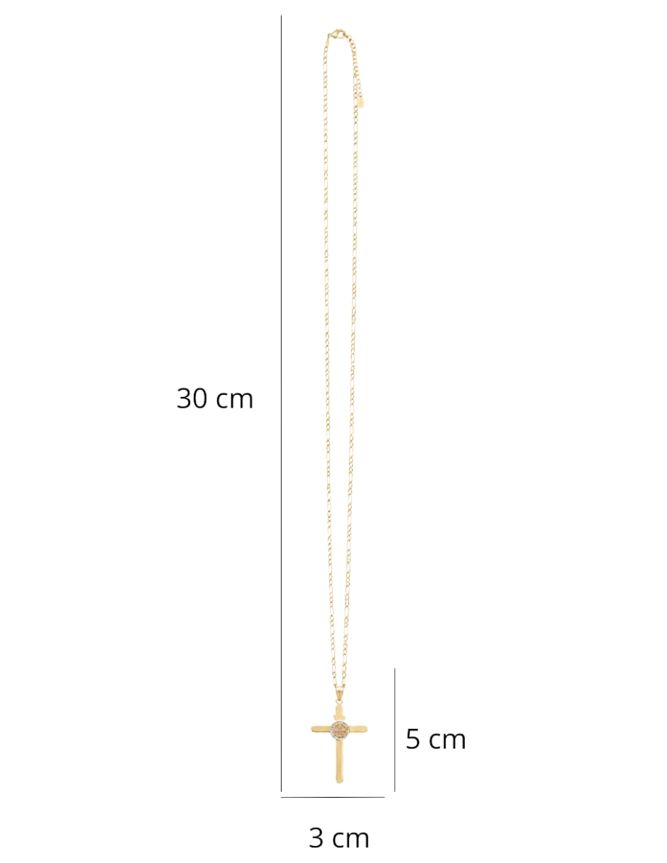 Collar con dije No aplica de (si aplica) Sin familia de Chapa de oro 14 K 5