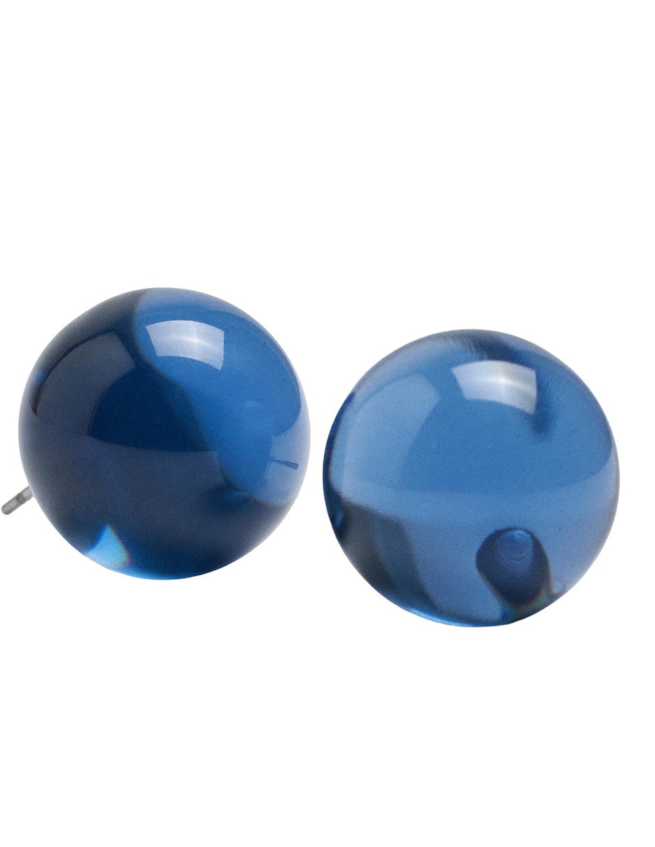 Aretes largos con acabado mate 2