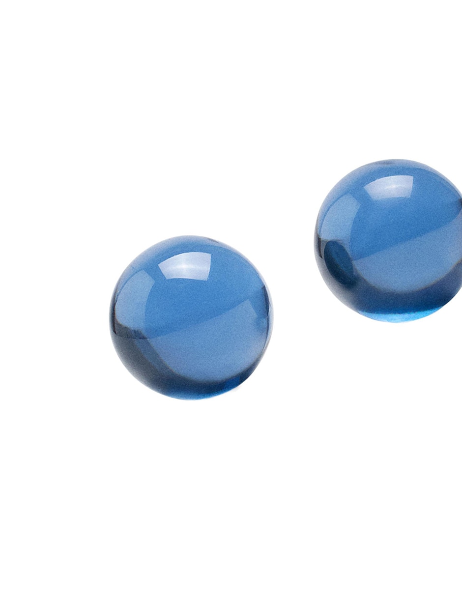 Aretes largos con acabado mate 3