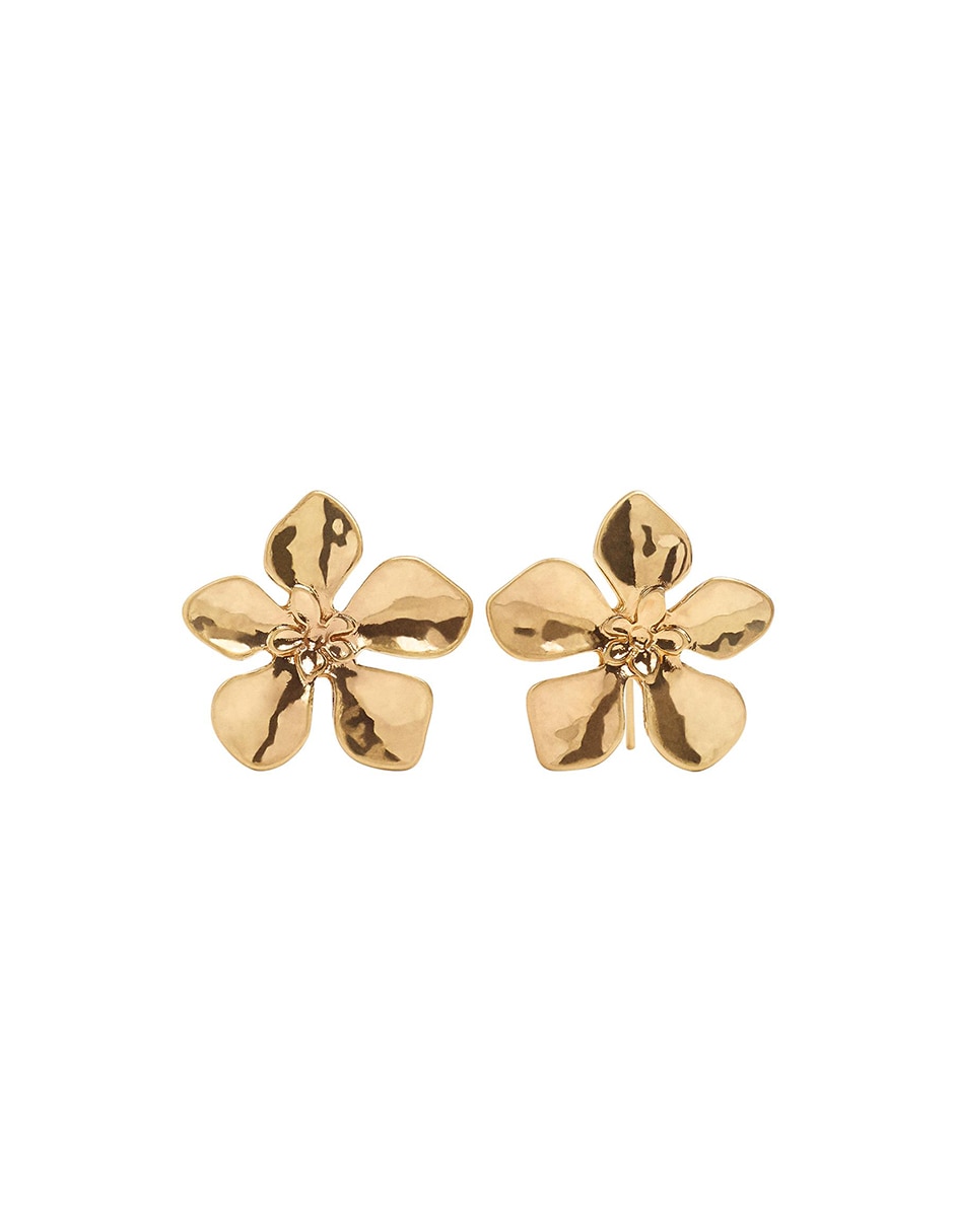 Aretes largos con acabado mate Aretes largos con acabado mate