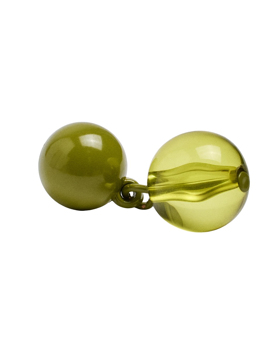 Aretes largos con acabado mate 2