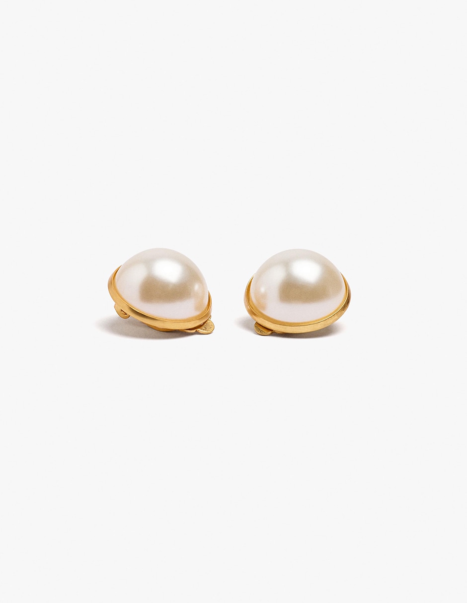 Aretes largos con acabado mate 2