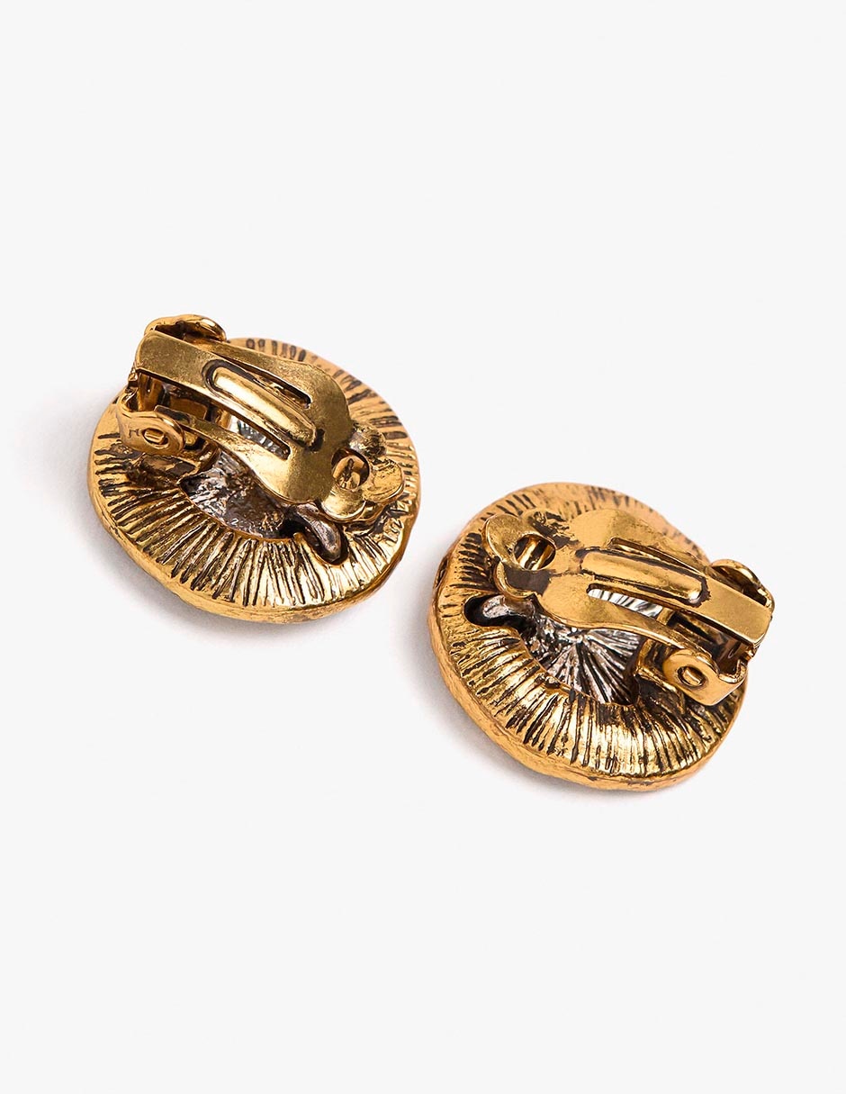 Aretes largos con acabado mate 3