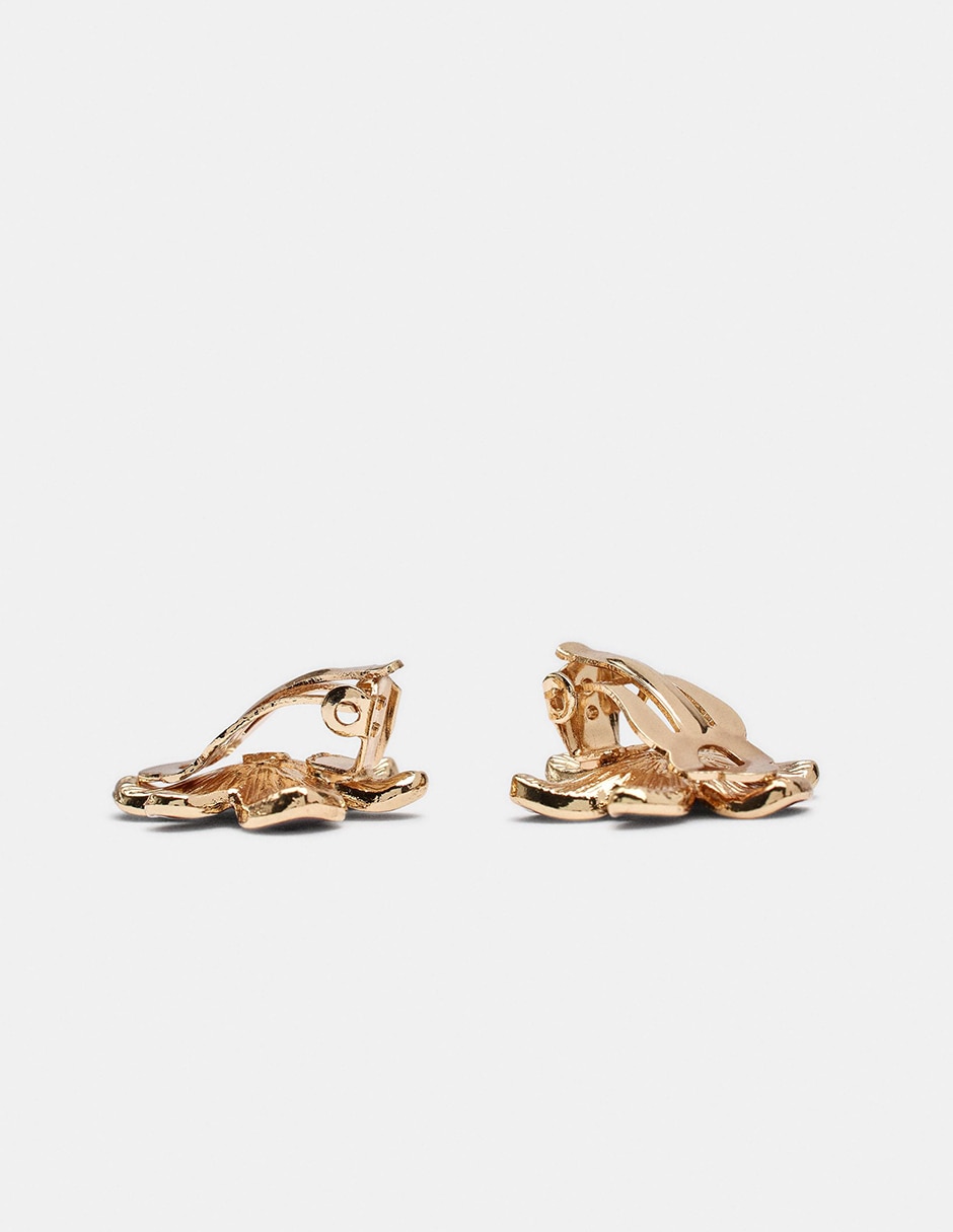 Aretes largos con acabado mate 3