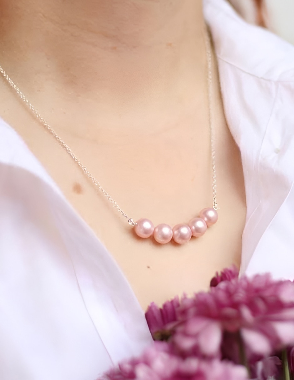 Collar perlas de plata p 925 3