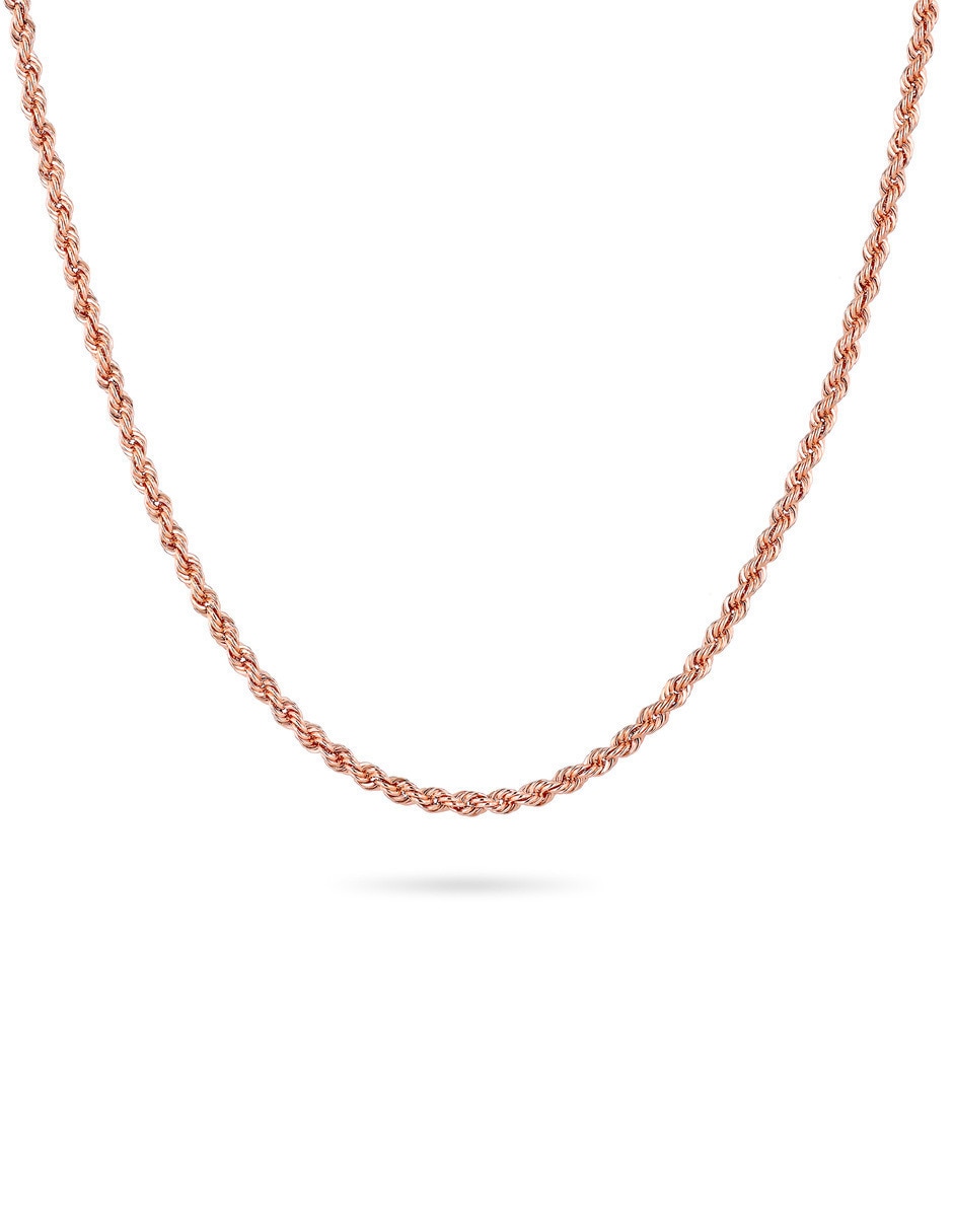 Cadena No aplica de (si aplica) Eslabón Sin Colección de Oro rosa 14 K Cadena No aplica de (si aplica) Eslabón Sin Colección de Oro rosa 14 K