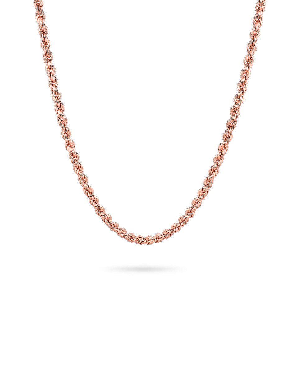 Cadena No aplica de (si aplica) Eslabón Sin Colección de Oro rosa 14 K 2