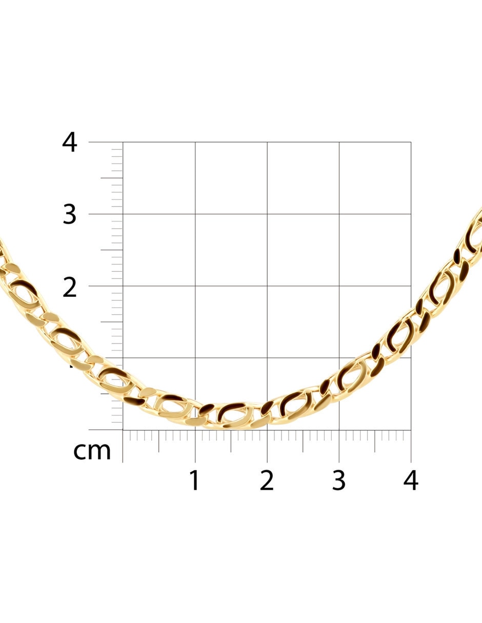 Cadena No aplica de (si aplica) Eslabón Sin Colección de Oro amarillo 14 K 5