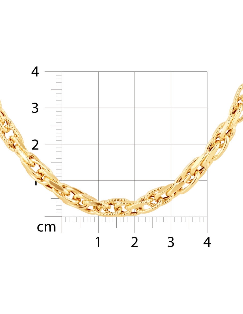 Cadena No aplica de (si aplica) Eslabón Sin Colección de Oro amarillo 14 K 5