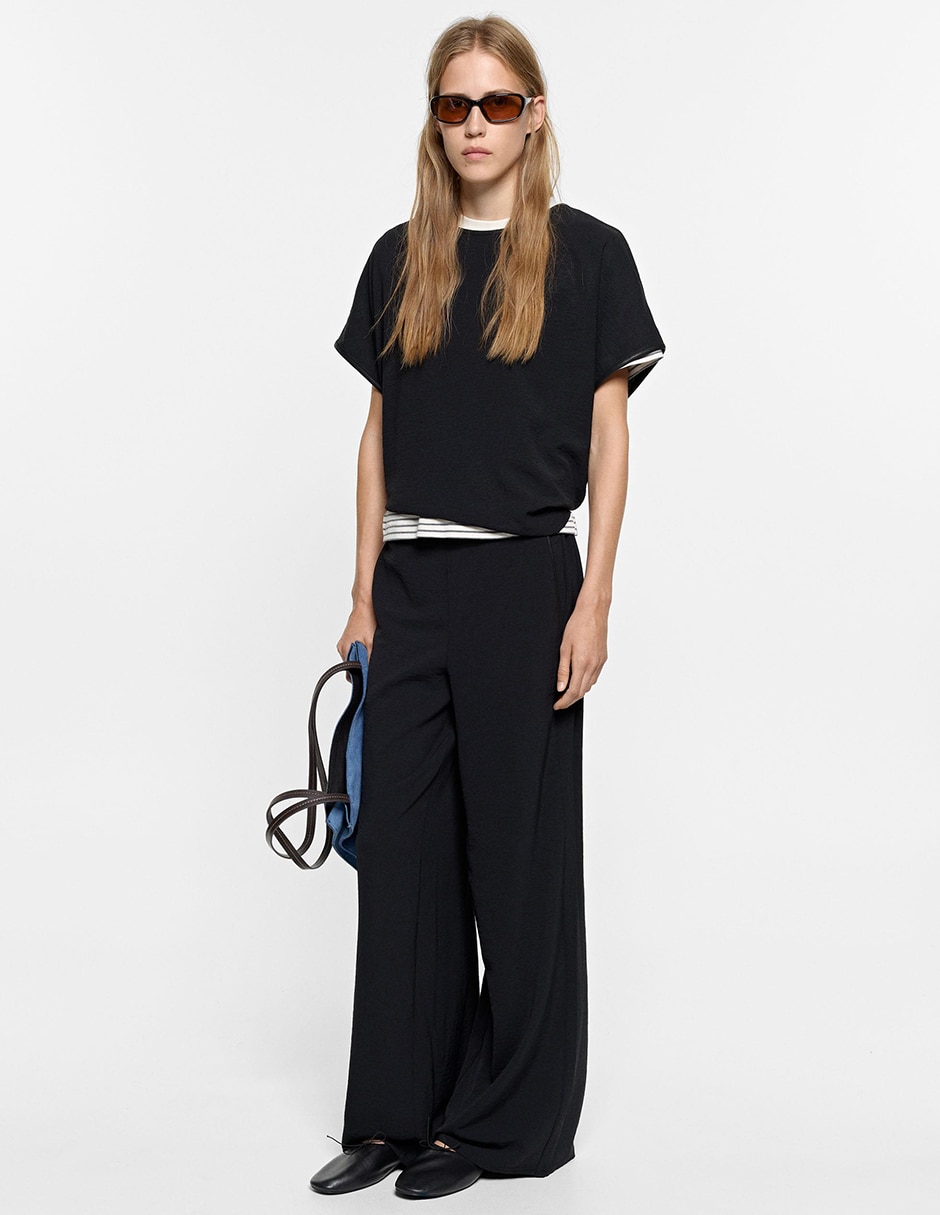 Pantalón regular para mujer