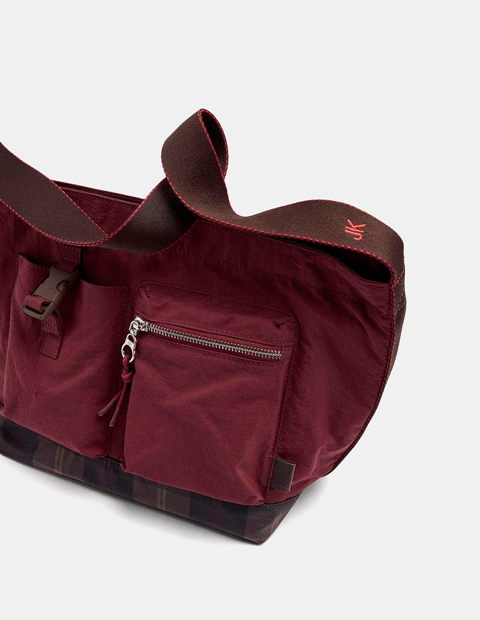 Bolsa crossbody de nylon para mujer 2