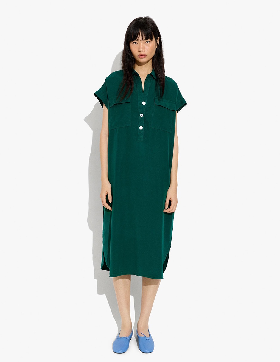 Vestido midi casual para mujer Vestido midi casual para mujer