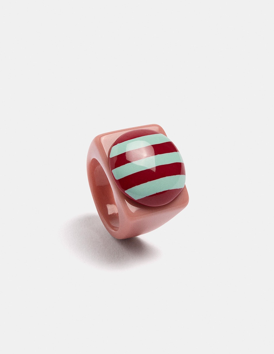 Anillo de resina mate 2