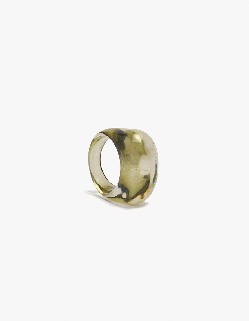 Anillo de resina mate 2