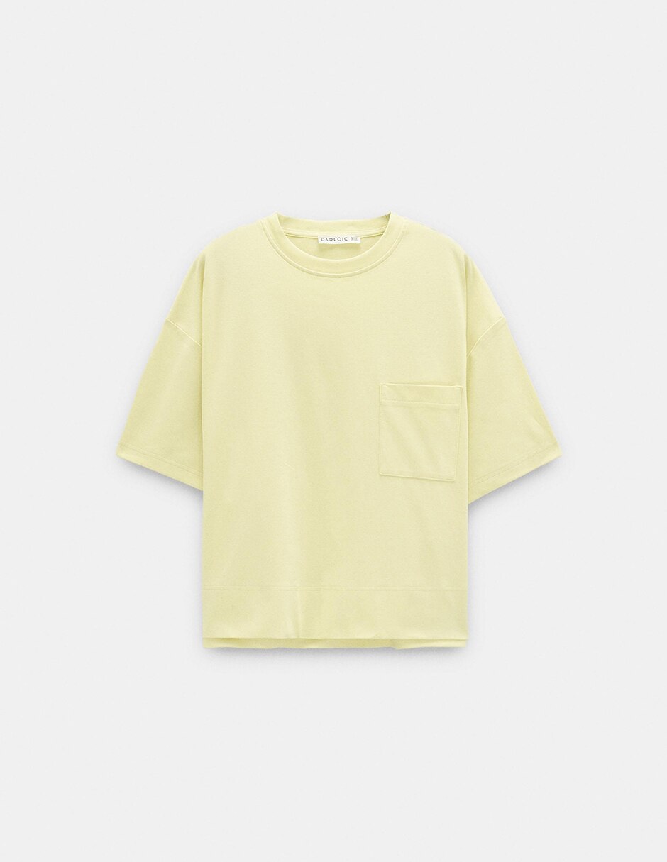 Playera manga cuello redondo para mujer 6