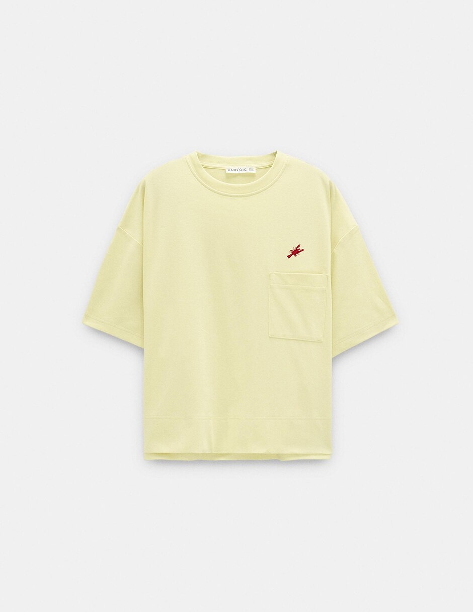 Playera manga cuello redondo para mujer 7