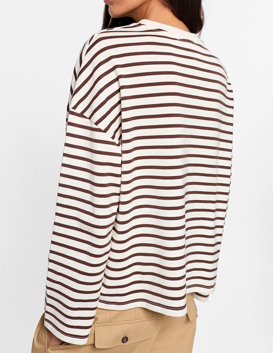 Playera manga cuello redondo para mujer 2