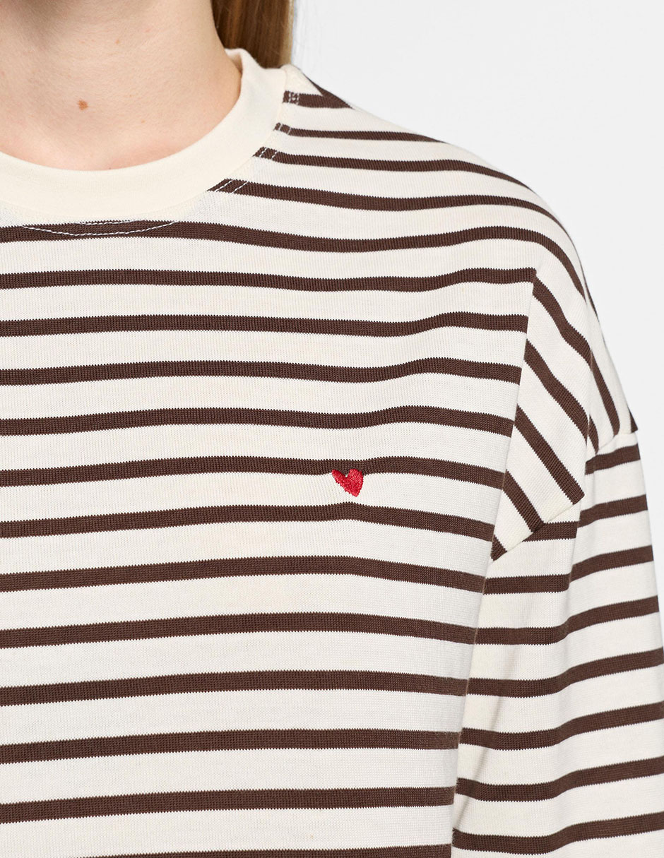 Playera manga cuello redondo para mujer 5