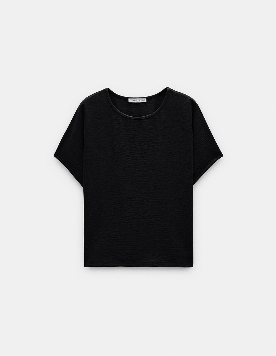 Playera manga cuello redondo para mujer 6